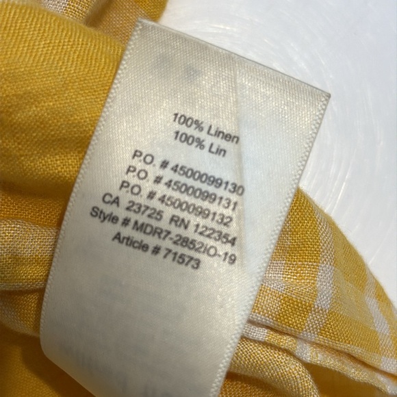 ARITZIA Wilfred Free, Linen Tie-front Blouse, Size S - Picture 7 of 7